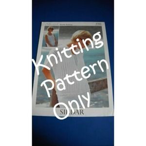 New Sirdar 5702 Silky Look Ladies Twinset Sweater Double Knitting Pattern